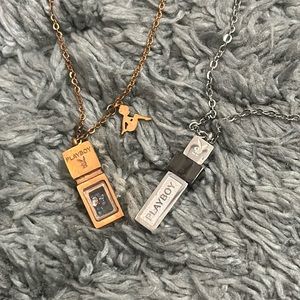 PLAYBOY / couple necklaces